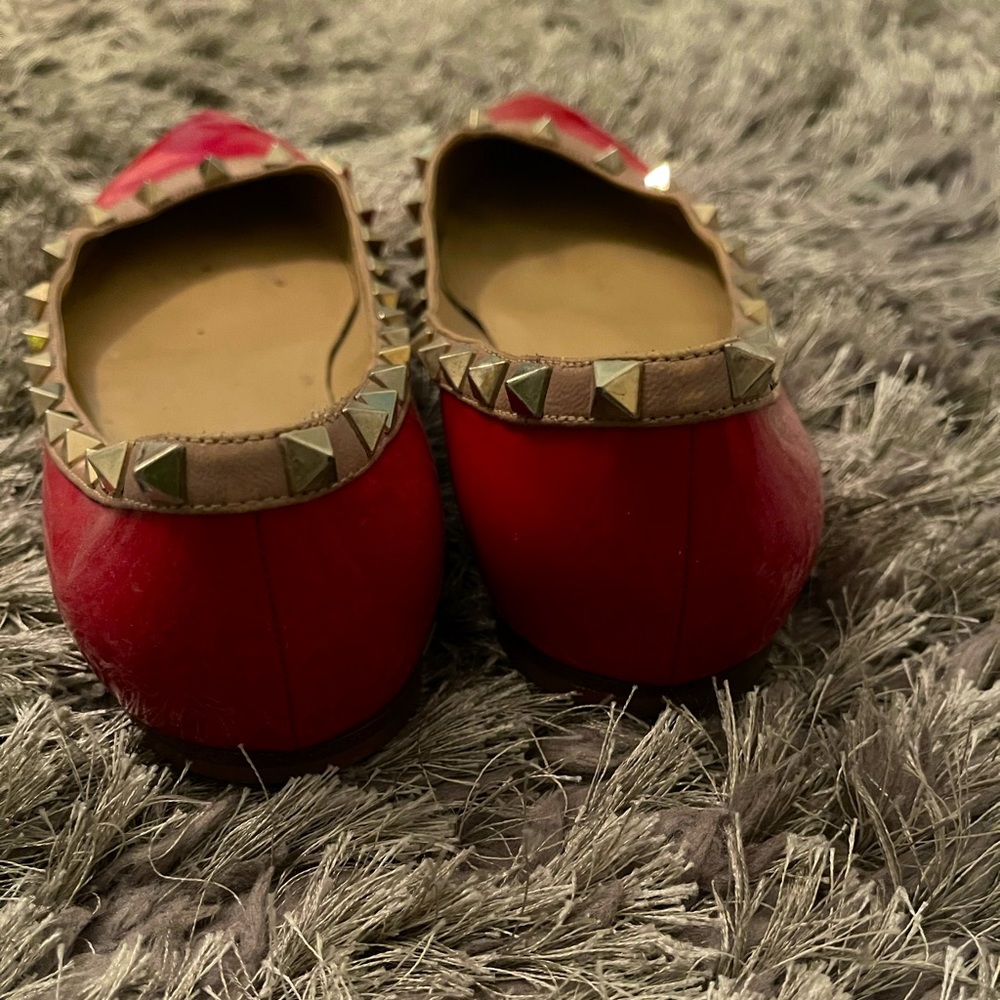 Authentic red Valentino flats